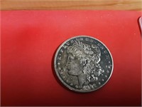 SILVER MORGAN DOLLAR  1898