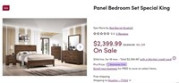 CM9250 Millie 4 Piece Panel Bedroom Set King