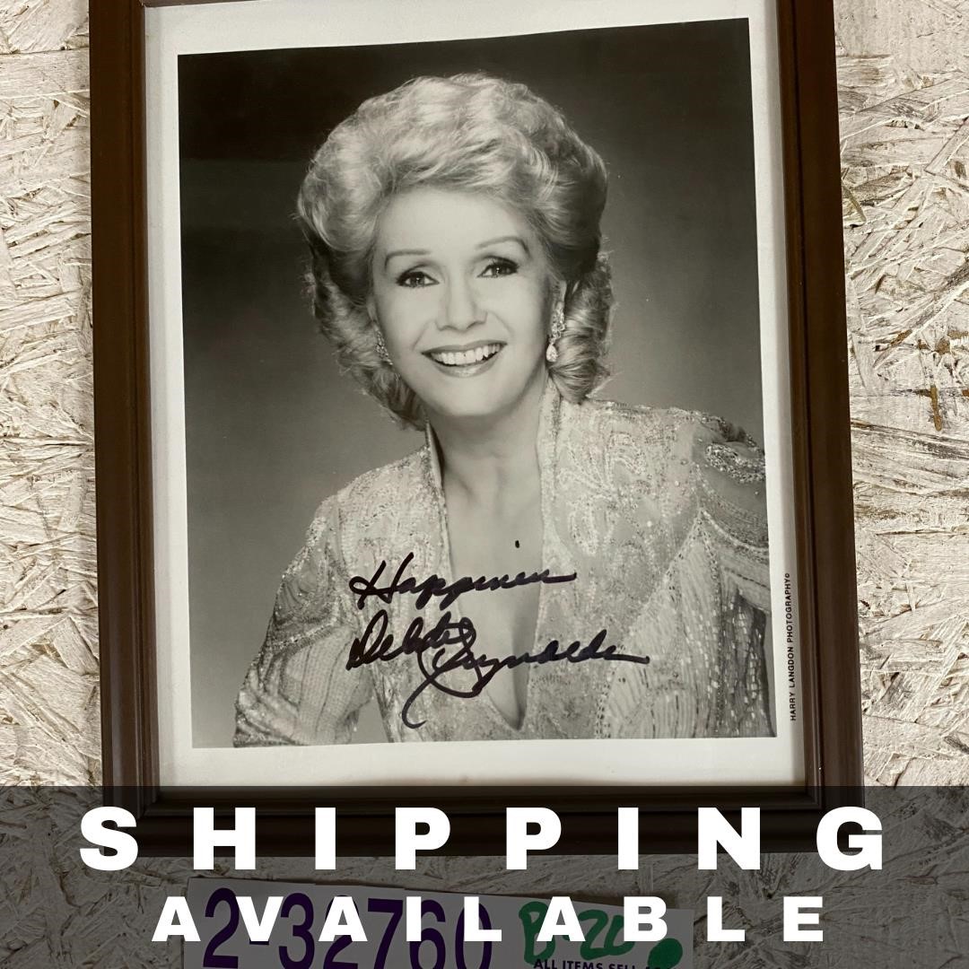 Autographed Hollywood Legend Debbie Reynolds Photo