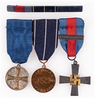 WWII FINLAND MEDAL AND RIBBON BAR