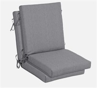 Hampton Bay Dining Chair Cushion Gray 2-Pack