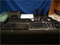 Box- 4 Keyboards, 4 Wireless Mice(no chips),Scanne