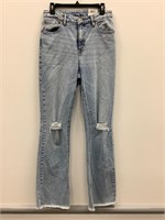 $70  INC Womens High Rise Slim Flared Jeans size 8