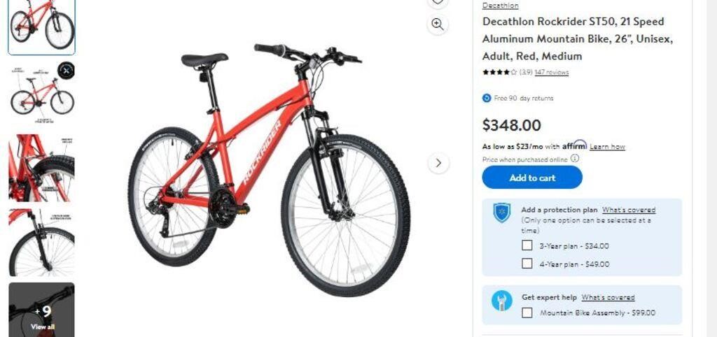 B3776 Decathlon Rockrider ST50 Mountain Bike