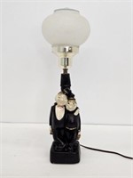 LAUREL & HARDY TABLE LAMP -18.5" TALL WORKS