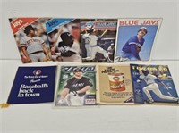 TORONTO BLUE JAYS SCOREBOOKS AND MAGAZINES