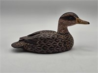 HAND CARVED DUCK BY PACIFIC RIM CARVERS