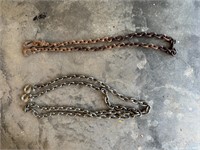 Two Pulling / Logging Chains