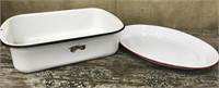 Enamelware Pan & Tray