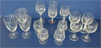 Mixed lot of Vintage glass and crystal