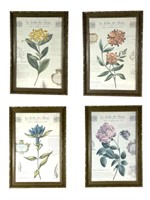 Set of 4 Le Jardin des Fleurs Prints