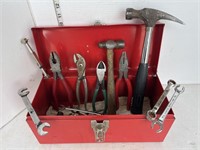 Red toolbox w/ contents