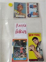 4 ROOKIE REPRINTS INCL MICHAEL JORDAN