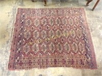 Well Used Hand Woven Middle Eastern Rug