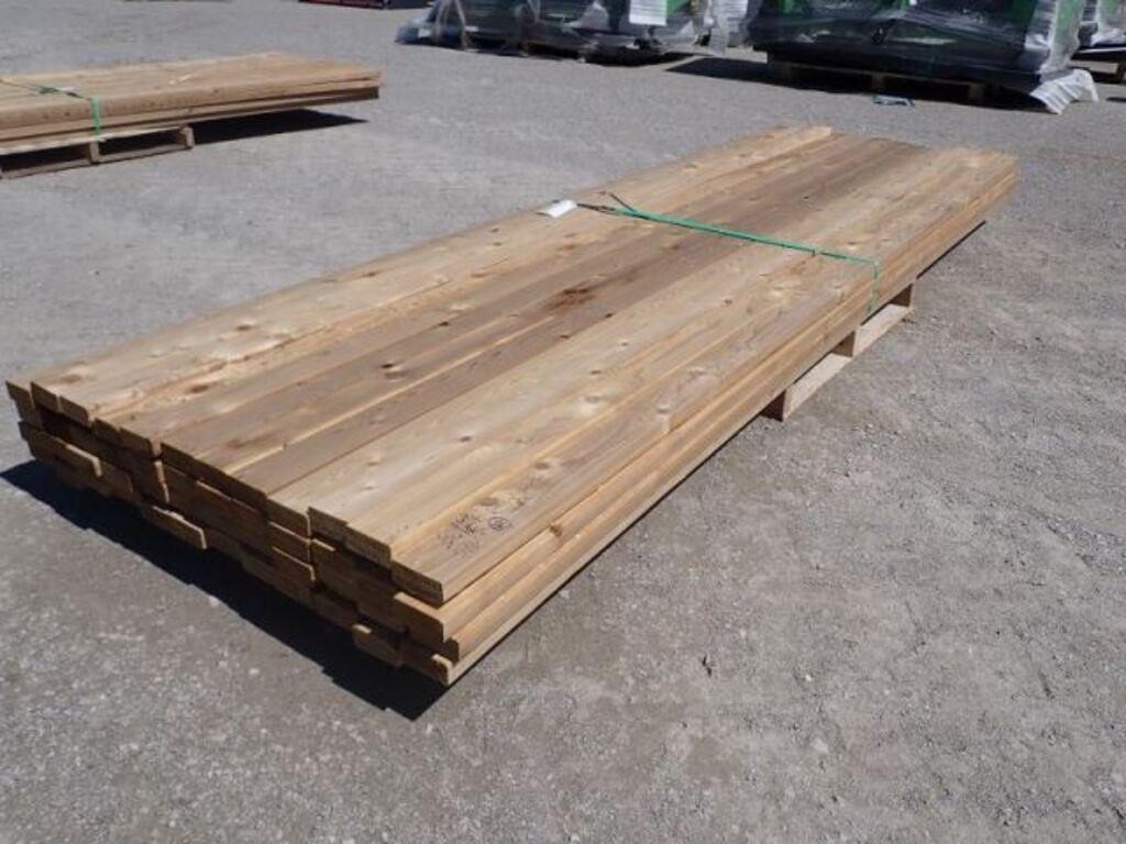 Qty Of 2 In. x 4 In. x 12 Ft. Low Grade Western