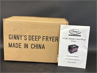 Ginny’s 1.5 QT Stainless Steel Deep Fryer
