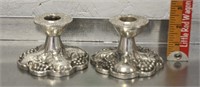 Vintage EP silver candlestick holders, see pics