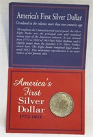 AMERICIAS FIRST SILVER DOLLAR