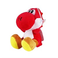 Yoshi Plushy with Suction Cup Red New