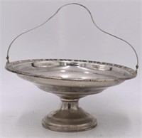 Sterling Silver Pedestal Basket Handled