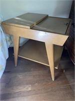 MId-Century Night Stand w/ Surface Drawer