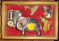 Music Box w/ Vintage Collectibles