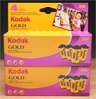 NIB Unexposed (expired) Kodak Gold 35mm Color Film