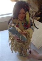 DANBURY MINT NATIVE AMERICAN DOLL