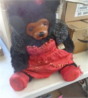 RAIKES WOOD FACE BEAR / SIGNED & NUMBERED