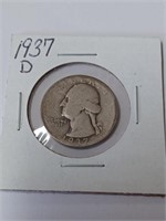 1937 Silver Quarter
