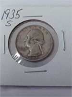 1935 Silver Quarter