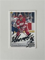 Detroit Red Wings Vladimir Konstantinov 1992 Upper