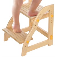 Wooden Step Stool for Kids, Kitchen Toddler Step