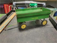 Vintage John Deere Farm Wagon Toy