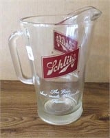 Glass Schlitz Beer Pitcher