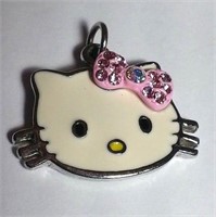 VINTAGE HELLO KITTY ENAMEL COLORFUL CRYSTALS