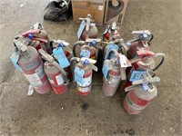 (13) fire extinguishers