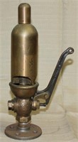 Lunkenheimer brass 3 chamber steam whistle,
