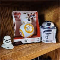 (3) Star Wars Collectibles - EV8, R2D2 & More