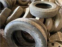 9 - Misc. Semi Tires - Various Sizes