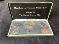 Panama 1974 Proof Set with Silver Coin