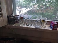 Shot glasses, small steins and more