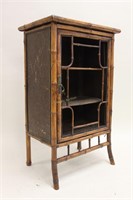 Antique Chinese bamboo & Lacquer Cabinet