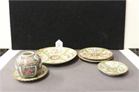 ASSORTED PLATES, SAUCERS,