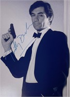 Autograph James Bond Timothy Dalton Photo