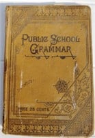 Public School Grammar Textbook Circa 1886