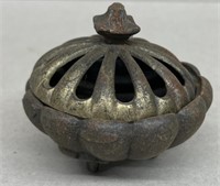 Cast-iron incense burner