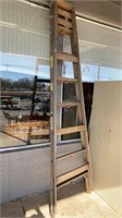 8ft wood folding ladder