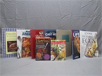 9 Assorted Cook Books