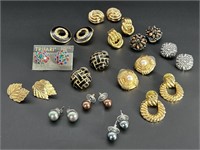 (12) Pair Costume Jewerly Earrings